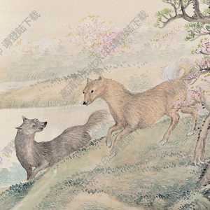 陸恢國畫 桃源仙跡 高清大圖下載