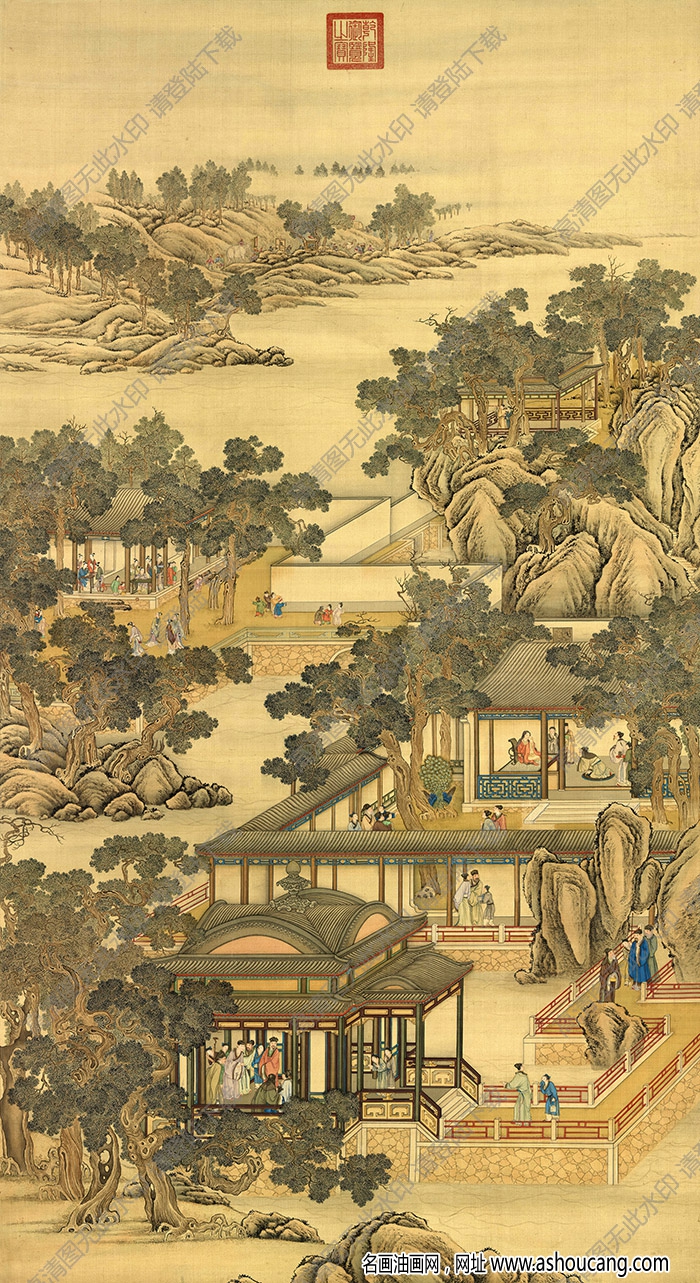 清畫(huà)院 十二月月令圖11十一月 高清大圖下載
