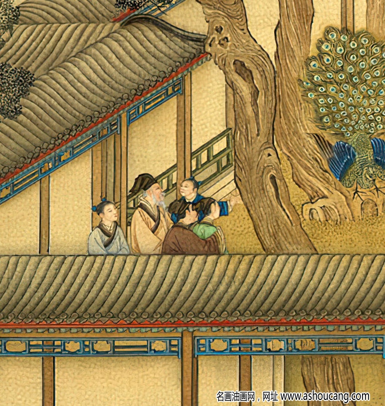 清畫(huà)院 十二月月令圖11十一月 高清大圖下載