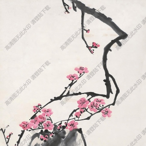 謝公展國(guó)畫(huà) 暗香 高清大圖下載