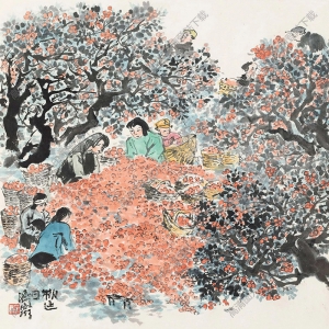 方濟(jì)眾國畫 豐收圖 高清大圖下載