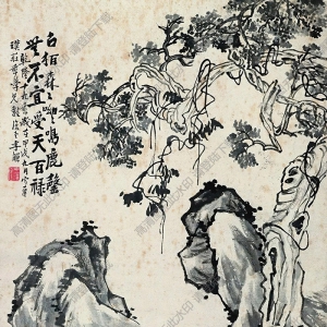 李鱓作品 百祿圖 高清大圖下載