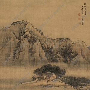 袁江國(guó)畫 深柳讀書堂 高清大圖下載