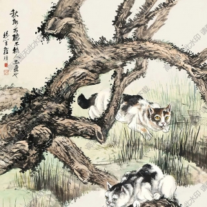 程璋國畫 貓趣圖 (2) 高清大圖下載
