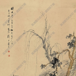 倪田作品 鐘馗出巡圖 高清大圖下載