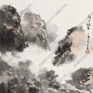 余任天國(guó)畫 山水 (1) 高清大圖下載