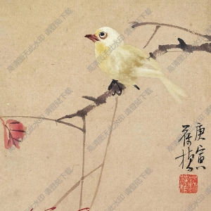 蘇葆楨作品 紅葉小鳥(niǎo) 高清大圖下載