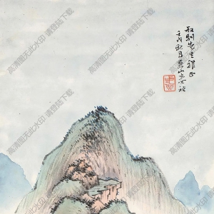 秦仲文國(guó)畫(huà) 山水 (5) 高清大圖下載