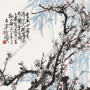 于希寧國畫 白梅 (2) 高清大圖下載