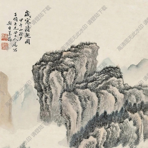 姜筠國(guó)畫(huà) 山水 (15) 高清大圖下載
