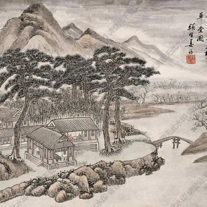 姜筠國(guó)畫(huà) 山水 (16) 高清大圖下載