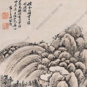姜筠國(guó)畫(huà) 山水 (17) 高清大圖下載