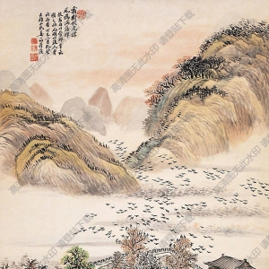 姜筠作品 霜樹(shù)風(fēng)鴉 高清大圖下載