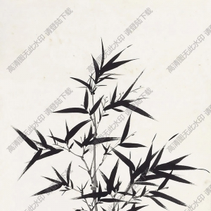 沈尹默國(guó)畫(huà) 墨竹 (2) 高清大圖下載