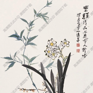 何海霞國(guó)畫 案頭清品 高清大圖下載