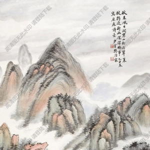樊浩霖作品 山林詩(shī)意圖 高清大圖下載