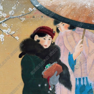 方人定國畫 風云佳麗圖 高清大圖下載