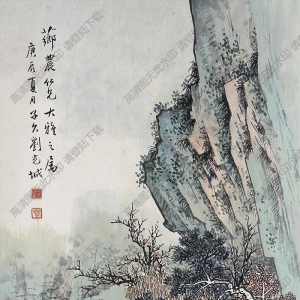 劉子久國(guó)畫 山水 (1) 高清大圖下載