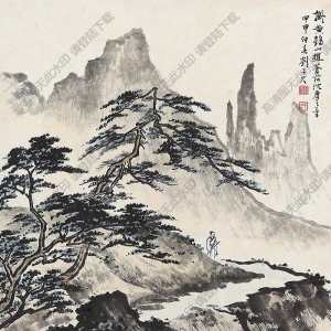 劉子久國(guó)畫 山水 (6) 高清大圖下載