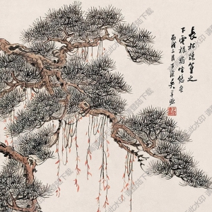 吳子深國(guó)畫 眉?jí)蹐D 高清大圖下載