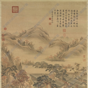 十二月禁御圖10-十月景 應鐘協(xié)律-高清大圖下載