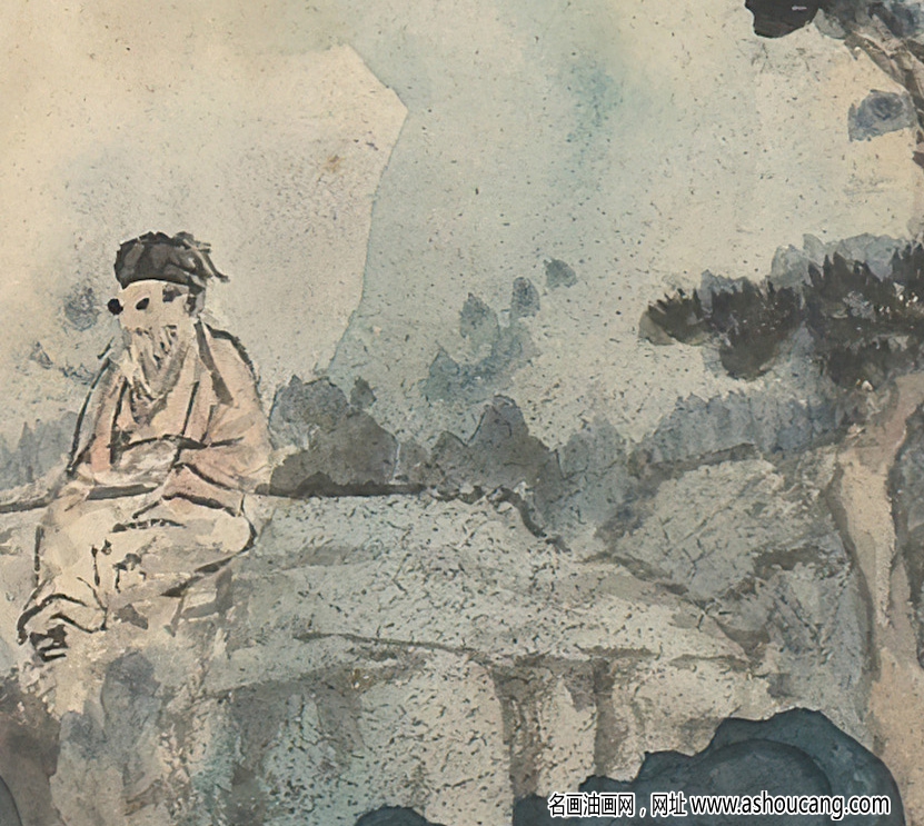 張大千國畫作品43 山中勝境 高清下載