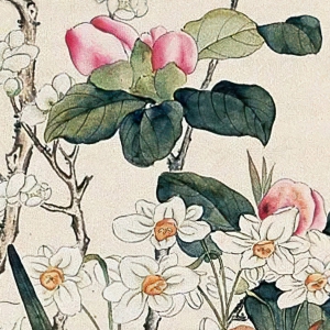 金章作品_歲朝清供_高清大圖下載