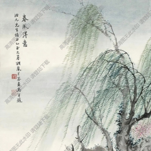 戈湘嵐國畫_春風得意 (1)_高清大圖下載