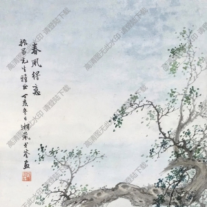 戈湘嵐國畫_春風得意 (2)_高清大圖下載