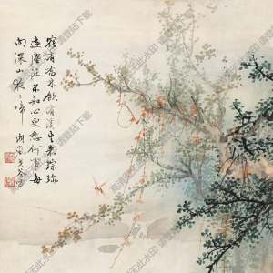 戈湘嵐國畫_封侯圖(2)_高清大圖下載